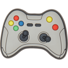 Crocs|Grey Game Controller Jibbitz Shoe Charm