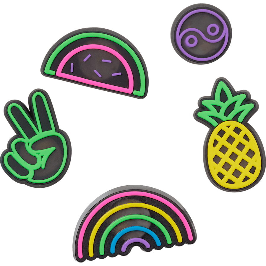 Crocs|Lights Up Fun 5 Pack Jibbitz Shoe Charm