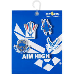 Crocs|Armed Forces US Air Force 5Pck Jibbitz Shoe Charm