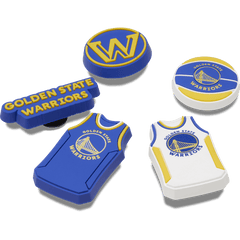 Crocs|NBA Golden State Warriors 5 Pack Jibbitz™ charms
