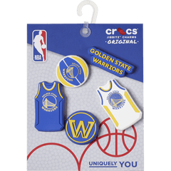 Crocs|NBA Golden State Warriors 5 Pack Jibbitz™ charms