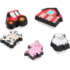 Crocs|Cutesey Farm Animal 5 Pack Jibbitz Shoe Charm