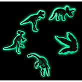 Crocs|Glow In The Dark Dino 5 Pack Jibbitz Shoe Charm