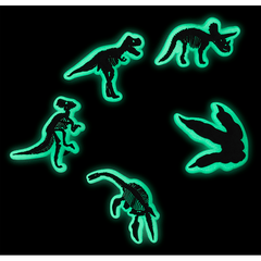 Crocs|Glow In The Dark Dino 5 Pack Jibbitz Shoe Charm