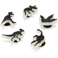 Crocs|Glow In The Dark Dino 5 Pack Jibbitz Shoe Charm
