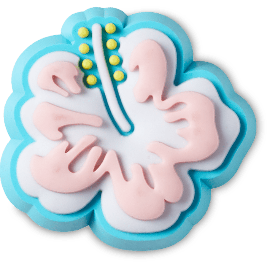 Crocs|Blue Hibiscus Jibbitz™ charms