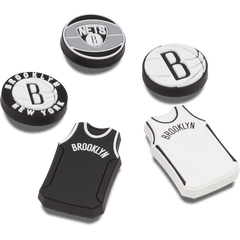 Crocs|NBA Brooklyn Nets 5 Pack Jibbitz™ charms