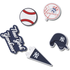 Crocs|MLB New York Yankees 5 Pack Jibbitz™ charms