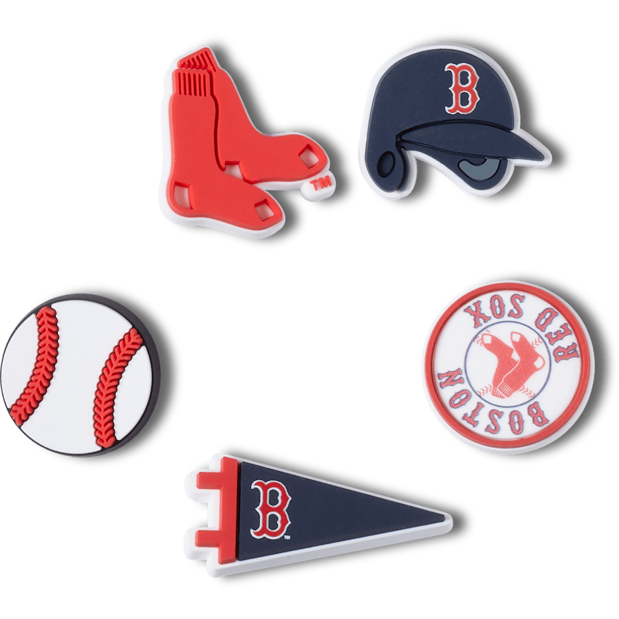 Crocs|MLB Boston Red Sox 5pck Jibbitz™ charms