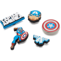 Crocs|Captain America 5 Pack Jibbitz™ charms