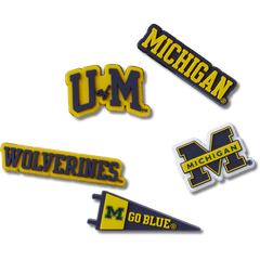 Crocs|University of Michigan 5 Pack Jibbitz™ charms