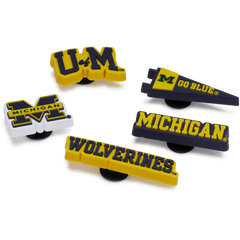 Crocs|University of Michigan 5 Pack Jibbitz™ charms