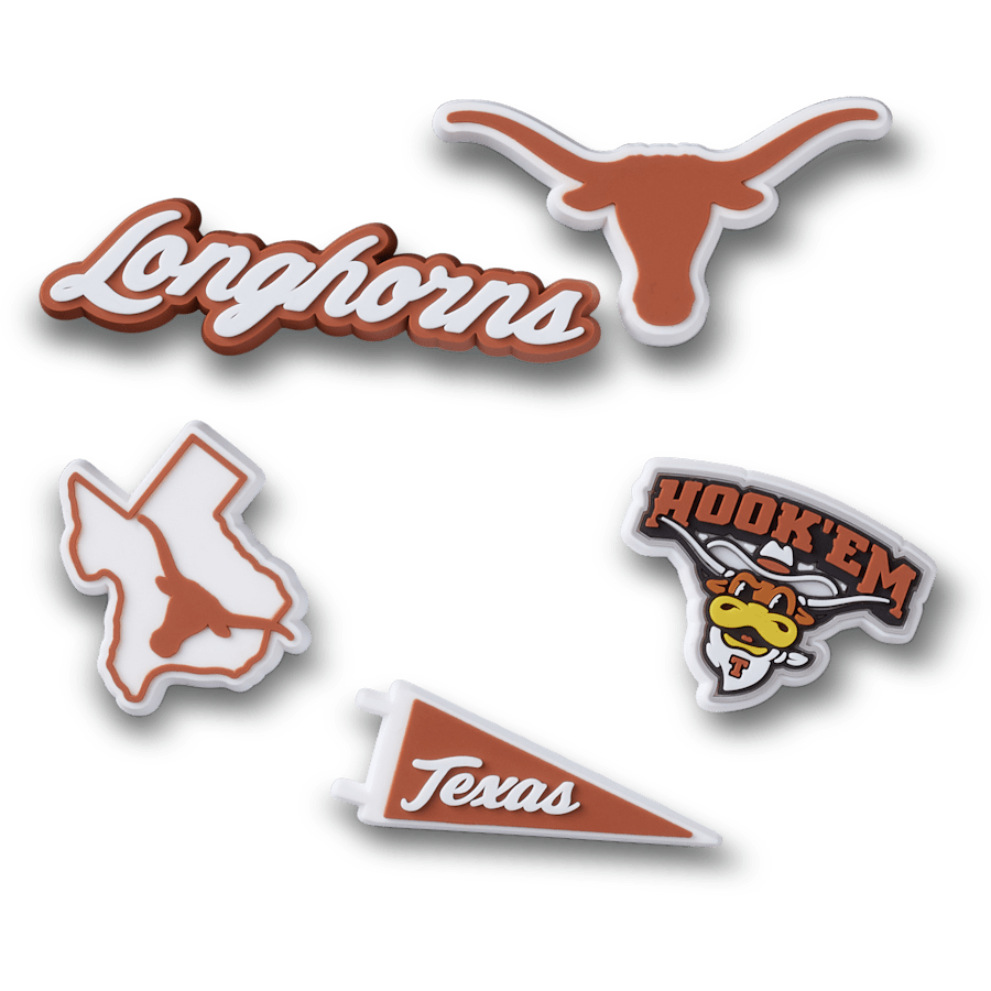 Crocs|University of Texas 5 Pack Jibbitz™ charms