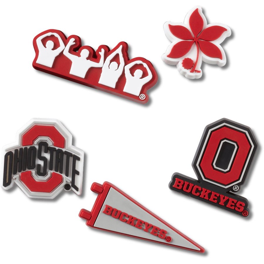 Crocs|Ohio State University 5 Pack Jibbitz™ charms