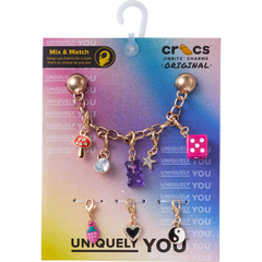 Crocs|Custom Charm Chain 5 Pack Jibbitz™ charms