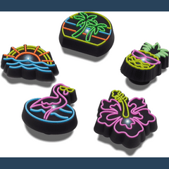 Crocs|Lights Up Neon 5 Pack Jibbitz™ charms