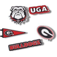 Crocs|University of Georgia 5 Pack Jibbitz™ charms