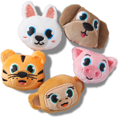 Crocs|Fuzzy Animal 5 Pack Jibbitz™ charms