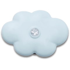 Crocs|Blue Flower With Crystal Jibbitz™ charms