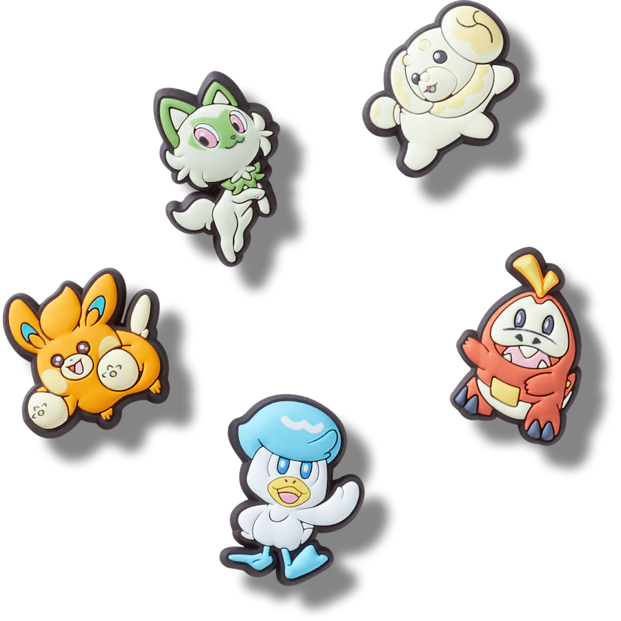 Crocs|Pokemon Paldea 5 Pack Jibbitz™ charms