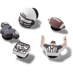 Crocs|Football Team 5 Pack Jibbitz™ charms