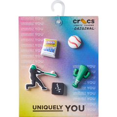 Crocs|Baseball Team 5 Pack Jibbitz™ charms