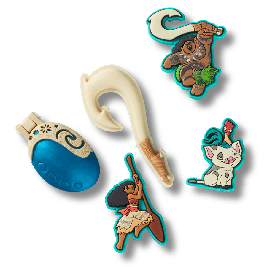 Crocs|Disney Moana 5 Pack Jibbitz™ charms