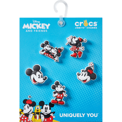Crocs|Mickey and Minnie PVC 5 Pack Jibbitz™ charms