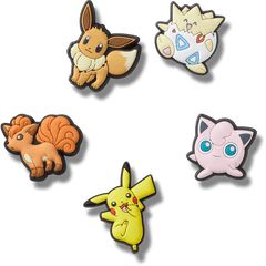 Crocs|Pokemon Character 5 Pck Jibbitz™ charms