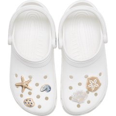 Crocs|Gold Seashell 5 Pack Jibbitz™ charms