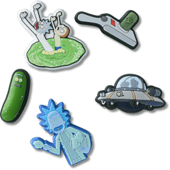 Crocs|Rick and Morty 5 Pack Jibbitz™ charms