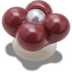 Crocs|Expressive Floral Maroon Jibbitz™ charms