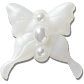 Crocs|Meta Jelly White Butterfly Jibbitz™ charms