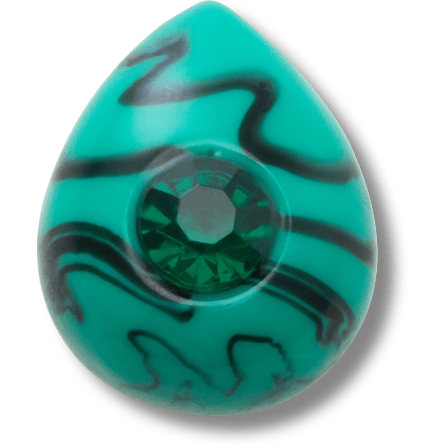 Crocs|Emerald May Birthstone Collection Jibbitz™ charms