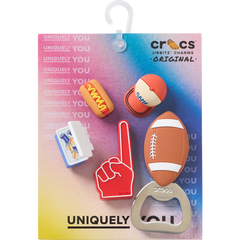 Crocs|Tailgate 5 Pack Jibbitz™ charms