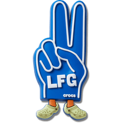 Crocs|LFG Foam Peace Sign Jibbitz™ charms