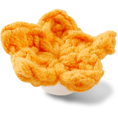 Crocs|Crafted Crochet Orange Star Jibbitz™ charms