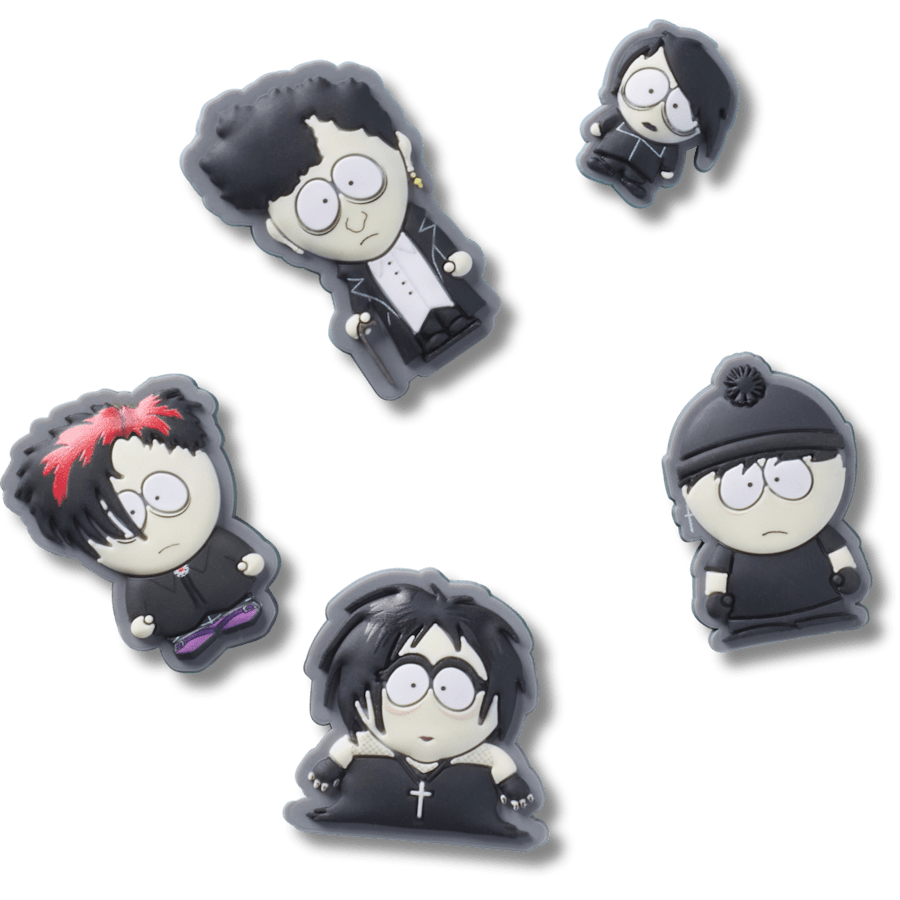 Crocs|South Park Goth Kids 5 Pack Jibbitz Shoe Charm