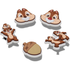Crocs|Disney Chip n Dale 5 Pack Jibbitz™ charms
