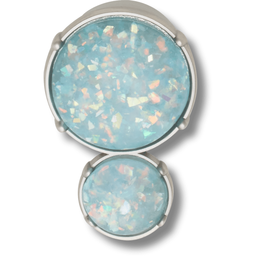 Crocs|Opalescent Meta Double Gem Jibbitz™ charms