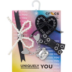 Crocs|Indie Luxe Silver 5 Pack Jibbitz™ charms