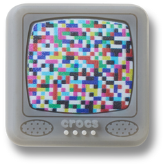 Crocs|Lights Up Pixelated TV Jibbitz™ charms