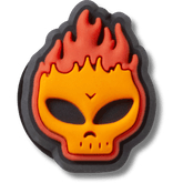 Crocs|Flaming Skull Jibbitz™ charms