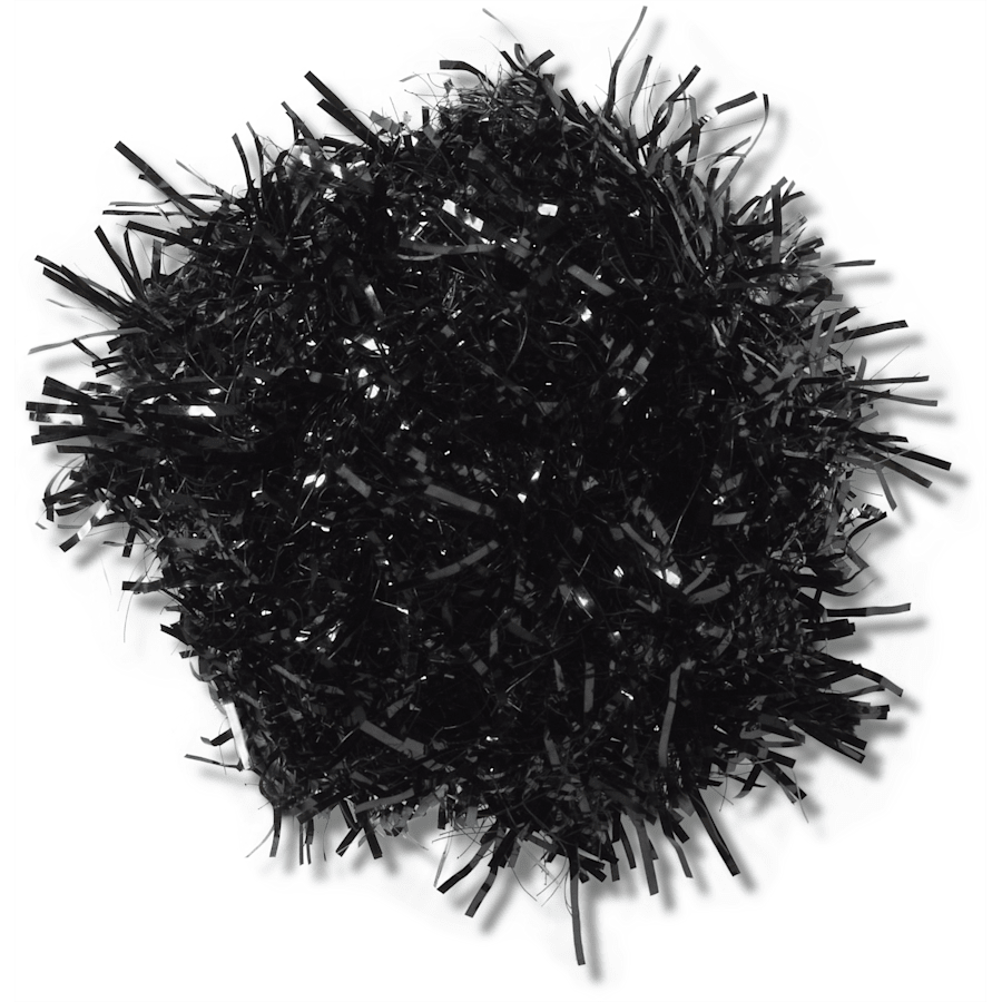 Crocs|Black Tinsel Pom Jibbitz™ charms