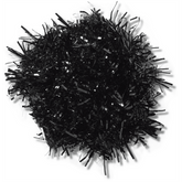 Crocs|Black Tinsel Pom Jibbitz™ charms