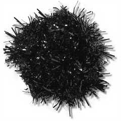 Crocs|Black Tinsel Pom Jibbitz™ charms
