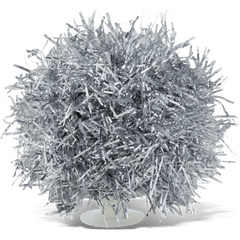 Crocs|Silver Tinsel Pom Jibbitz™ charms