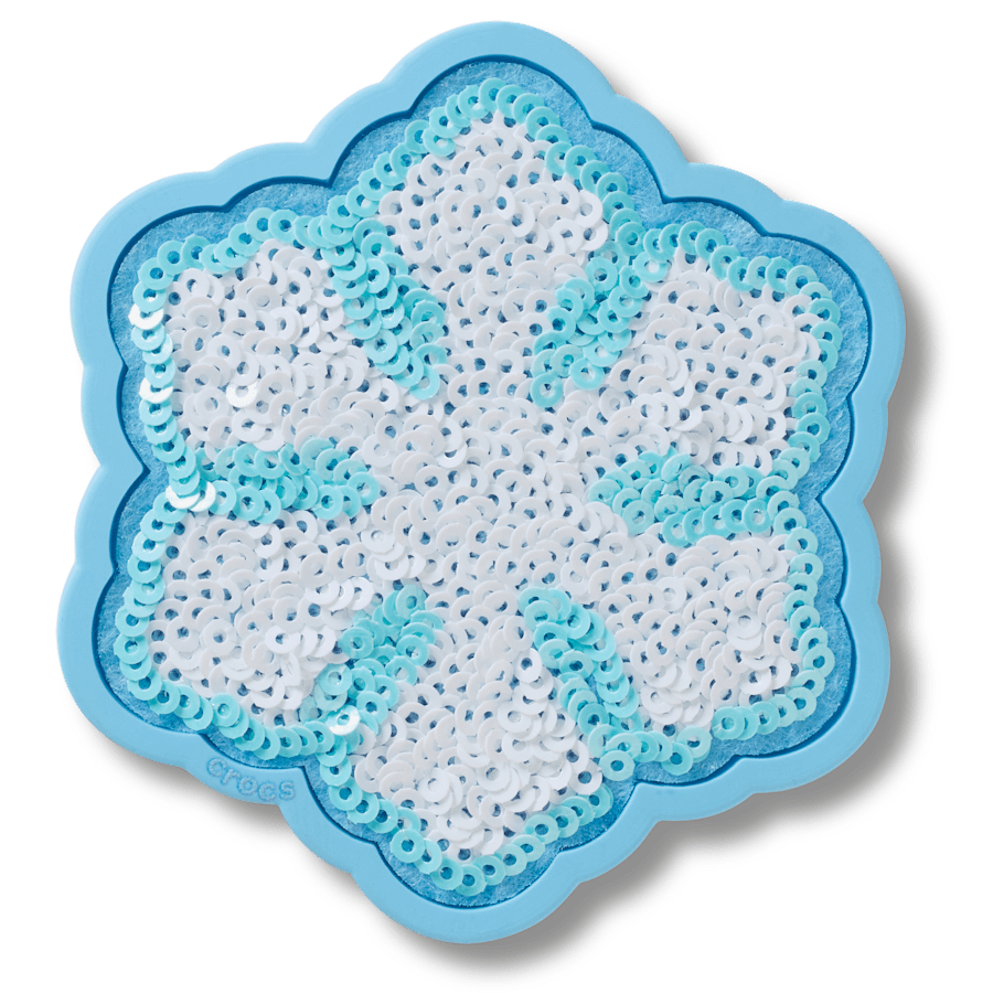 Crocs|Sequin Snowflake Jibbitz™ charms