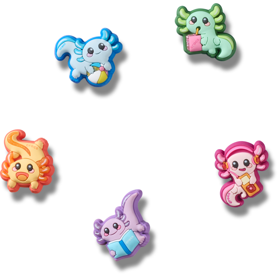Crocs|Tiny Axolotls 5 Pack Jibbitz™ charms