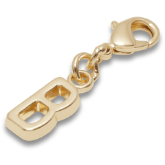 Crocs|Gold Letter B Charm Jibbitz™ charms